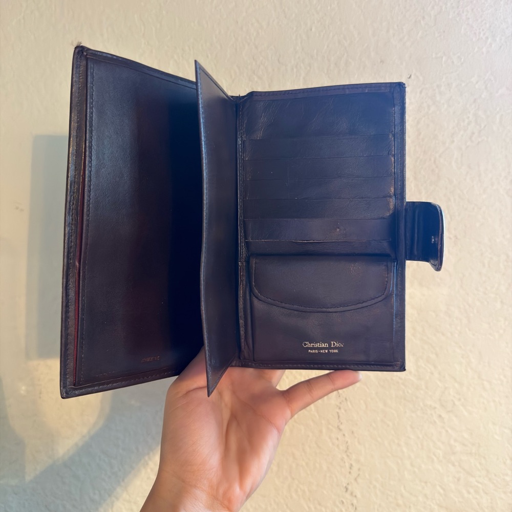Dior Brown and Black Wallet - Picture 2 of 5